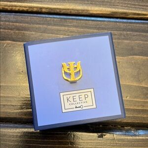 KEEP Collective Gold Greek Psi Charm